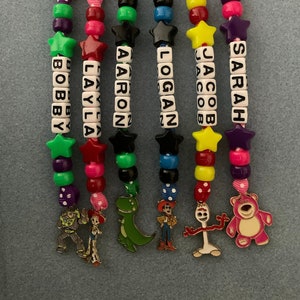 Étiquette de sac Toy Story porte-clés personnalisée