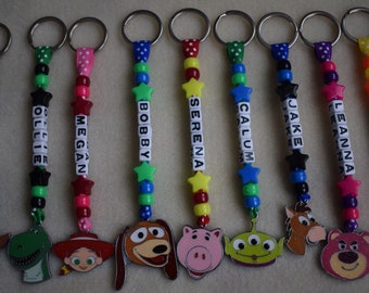 Personalised Keyring Bagtag Toy Story Cartoon