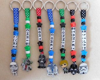 Personalised Keyring bag tag Bagtag Star Wars