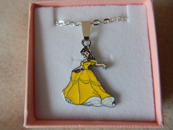 Disney princess dainty charm necklace clearance