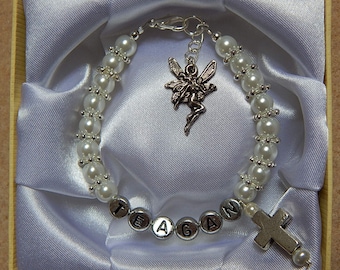 1st Holy Communion / Confirmation Bracelet Personalised