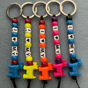 I Love My Dog Keyring