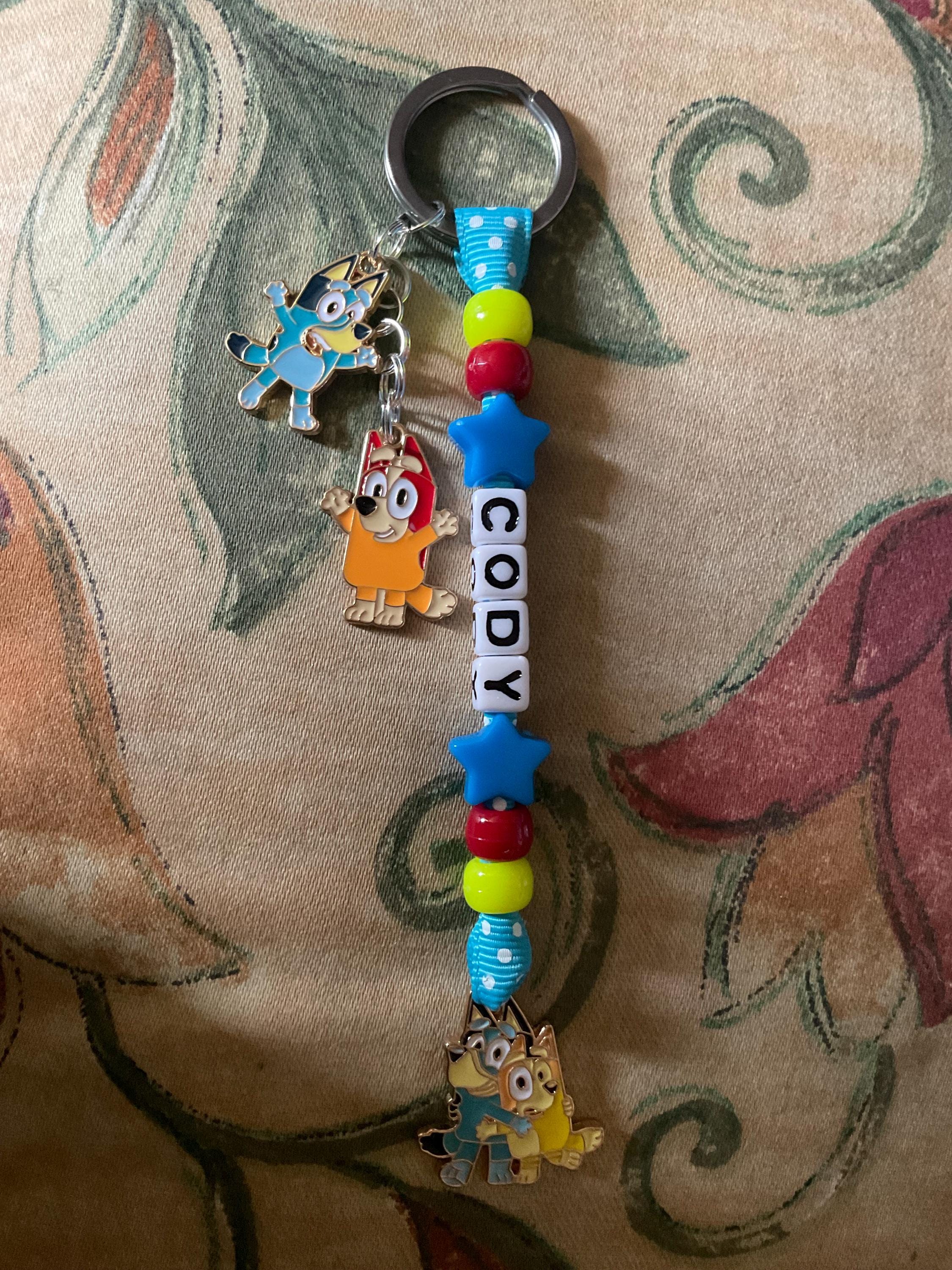 Bluey Keyring Bagtag Personalised - Etsy