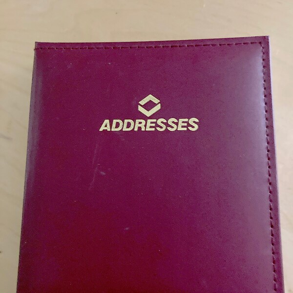 6 Ring Address Book Etsy