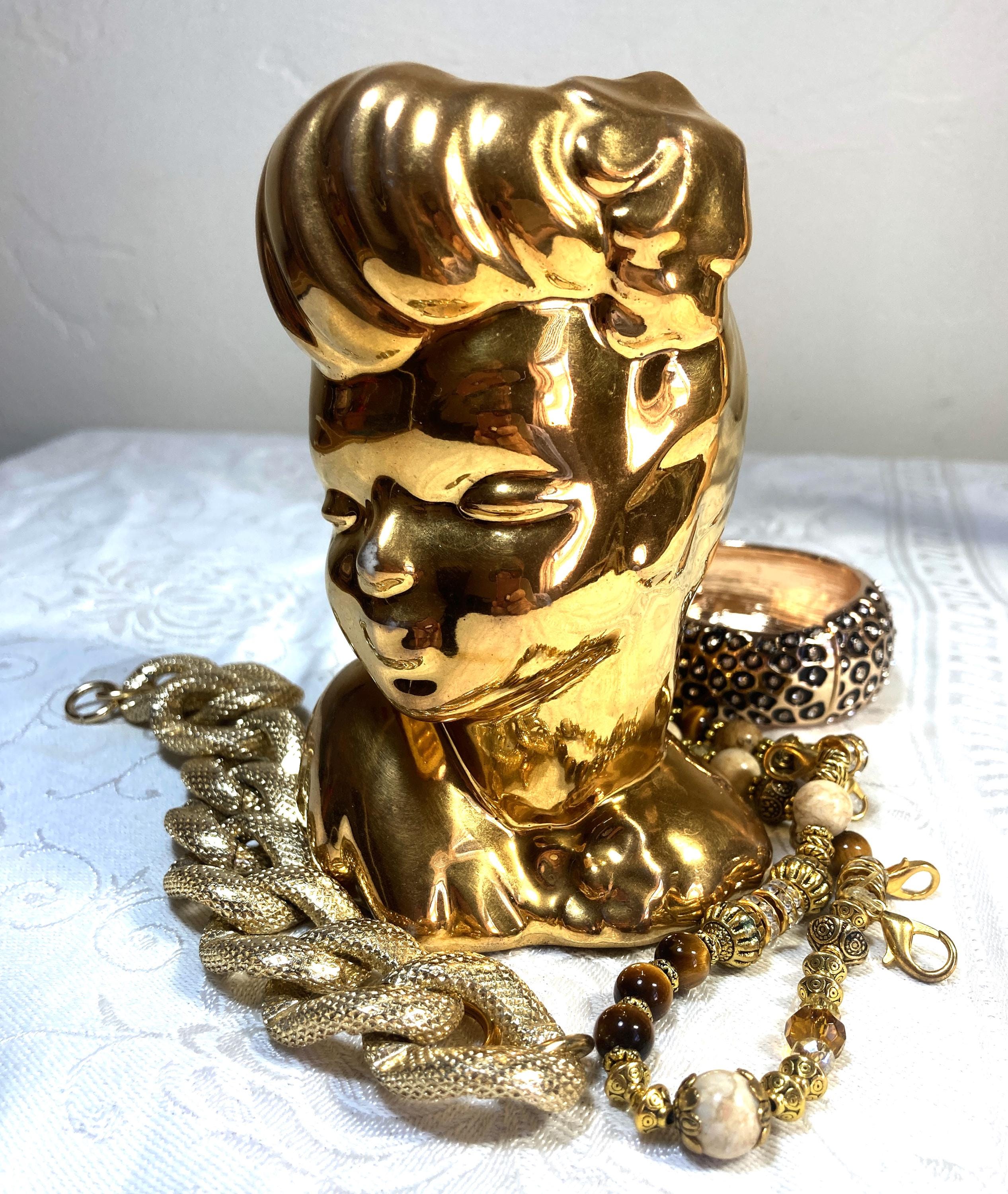 1940s Lady Head Vase - Etsy
