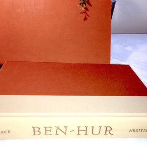 1960 Ben Hur A Tale of the Christ Lew Wallace Heritage Press 486 pps All-Time Bestseller 1880 Inspirational Historical Fiction Like New