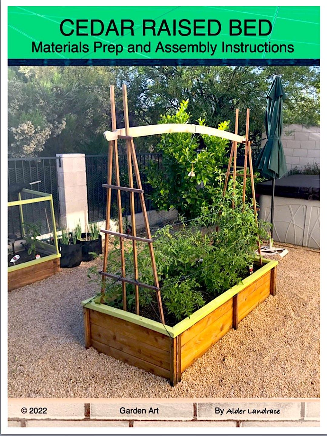 Cedar Cedar/redwood Raised Beds DIY Carpentry Plans Backyard Home ...
