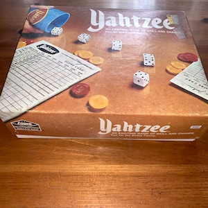 Yahtzee 1975 Complete in Original Box