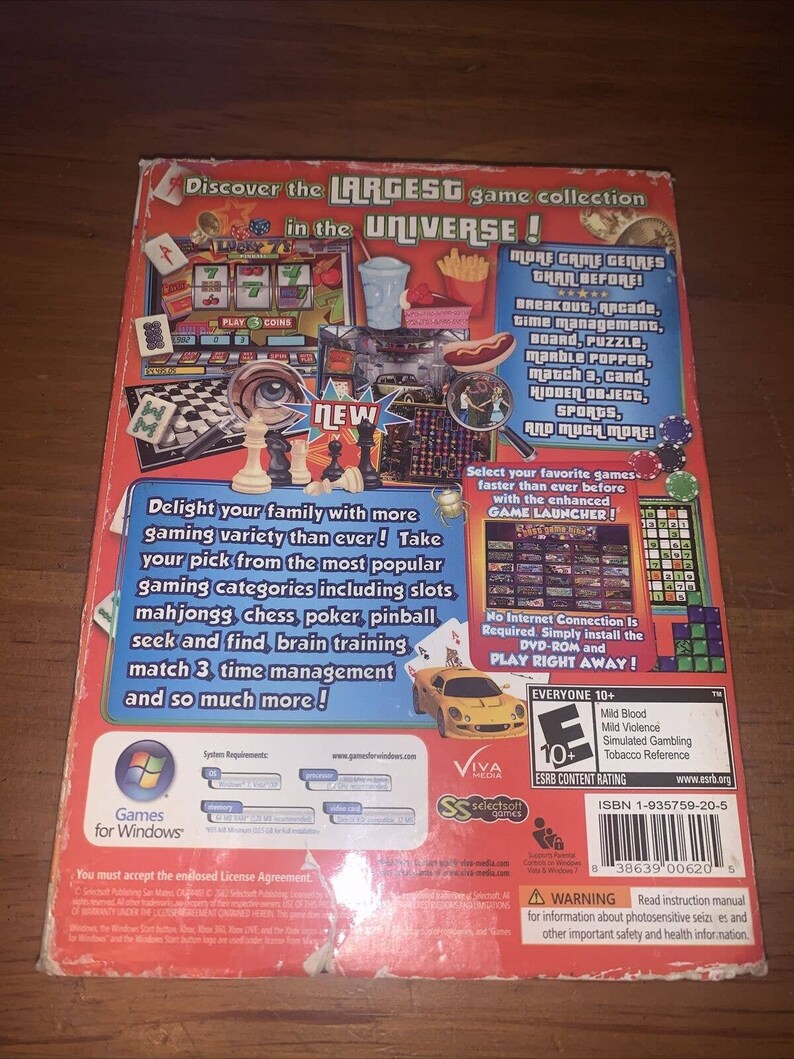 500000 Games 3.0 for Windows PC DVD Games Brand Largest Etsy