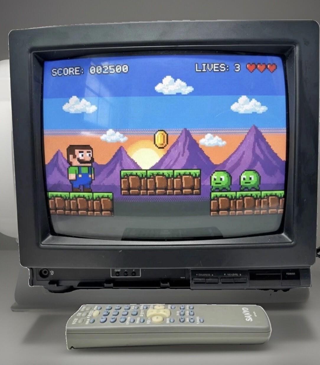 80s portable color tv - Etsy 日本
