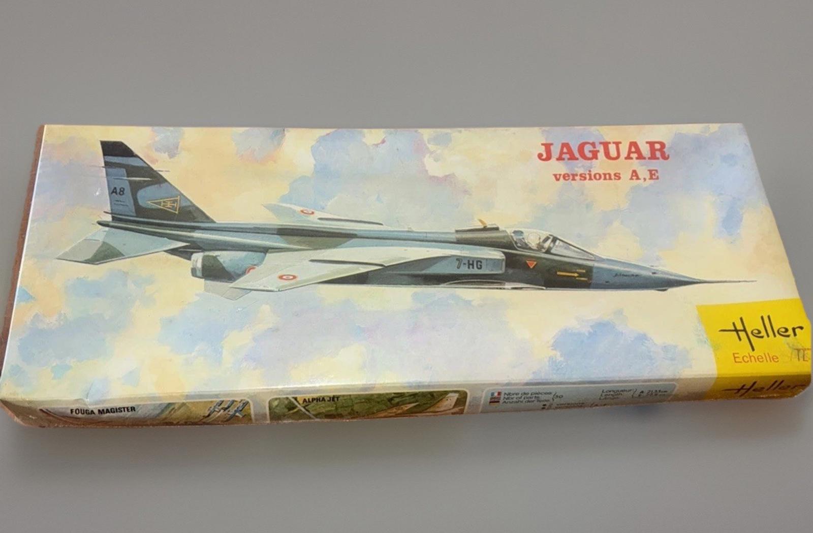 Vintage Heller Jaguar A,E Model 1/72 Scale Kit #263 Sealed - Etsy