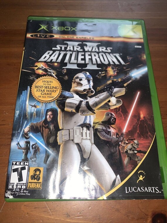 Star Wars Battlefront II Original Microsoft Xbox Video Game