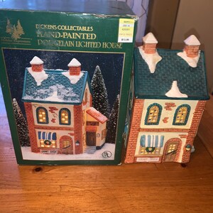 Holiday Expressions Dickens Collectable Craft Shop in box