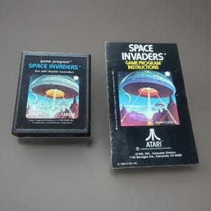 Space Invaders Atari 2600 Spel och Manual