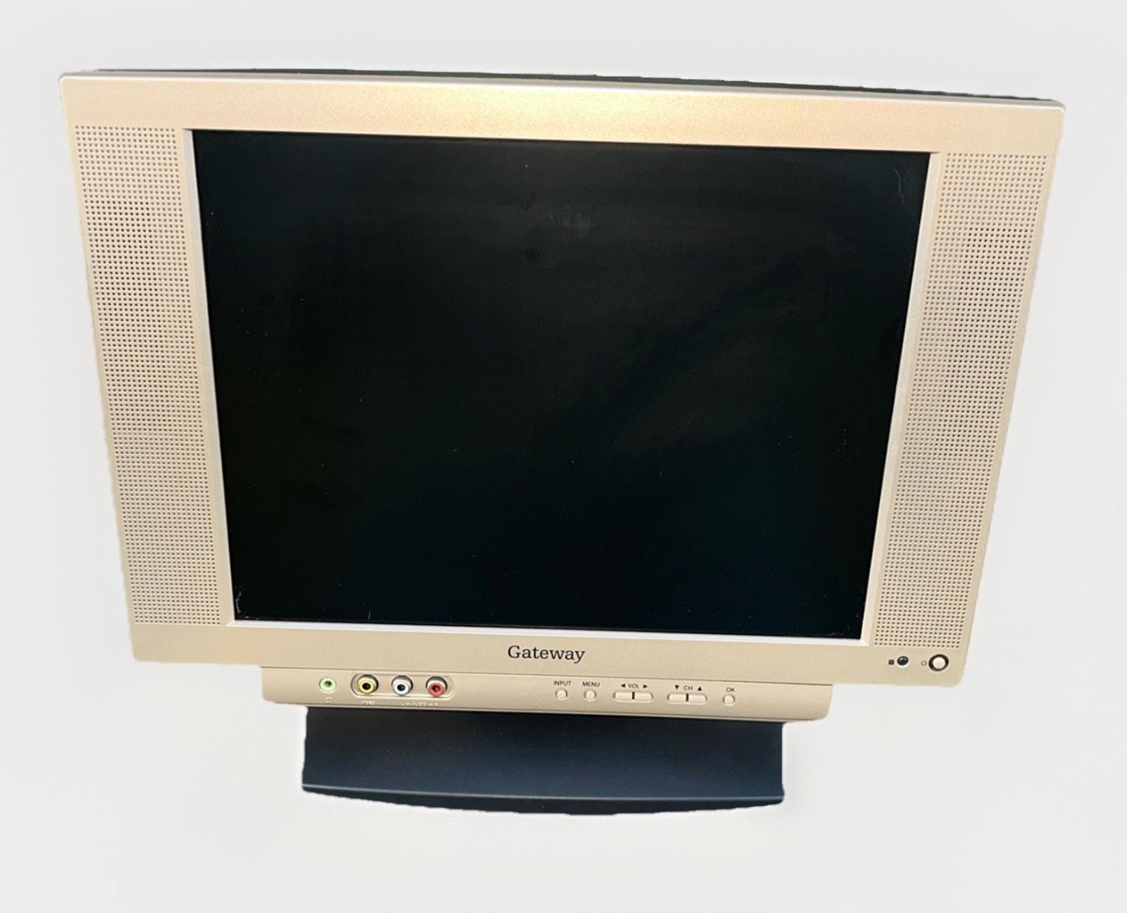 Vtg 2003 Gateway 13 Inch Lcd Tv Mod. GTW-L13M103 for Retro