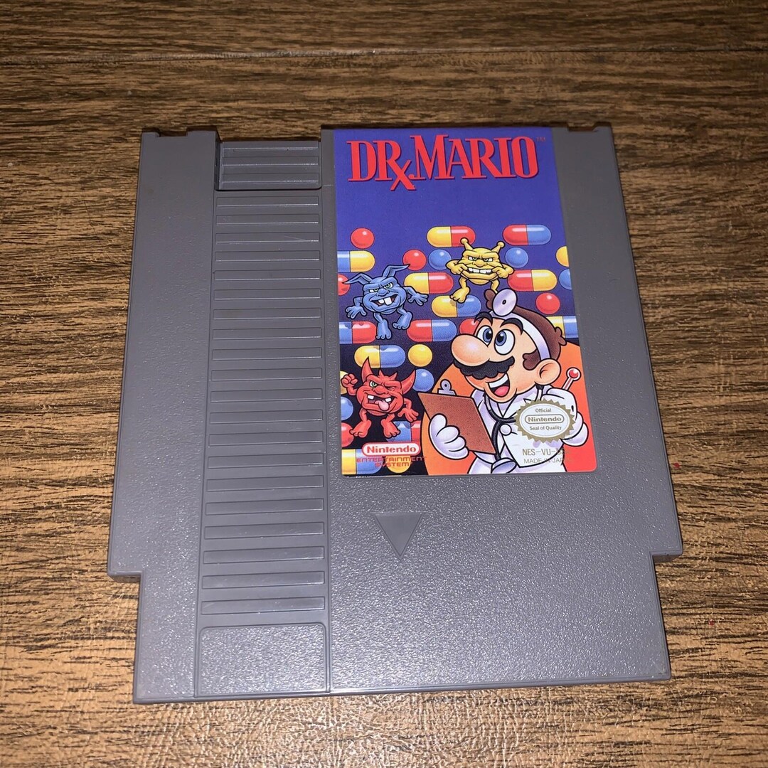 Nintendo NES Dr. Mario Drx Mario Game Cartouche Testef - Etsy France