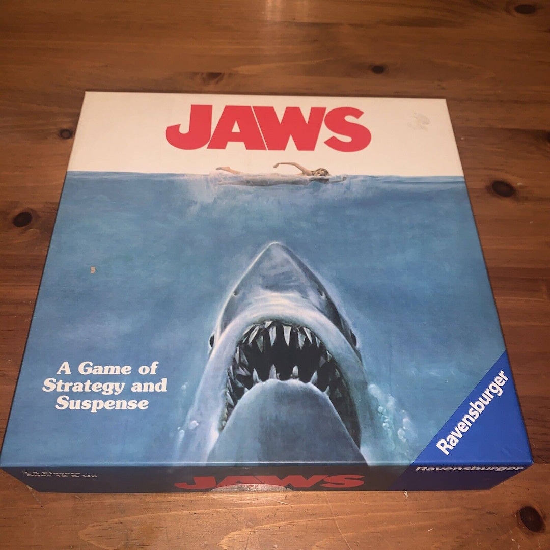Jaws Board Game by Ravensburger Strategy & Suspense 24 Etsy