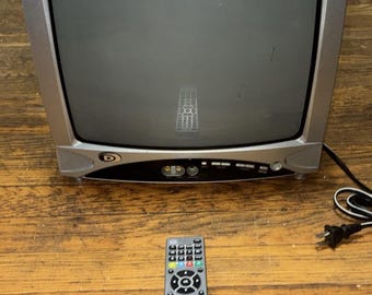 Duraband 13" Crt Tv Dwt1304 Retro Gaming Television With Remote Working