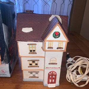 Holiday Expressions Dicken’s Collectables hand painted Restaurant