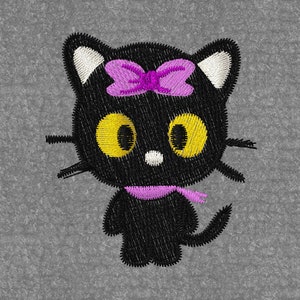 Cat Kitten lady- kitten embroidery designs - animals embroidery design machine embroidery pattern - instant download