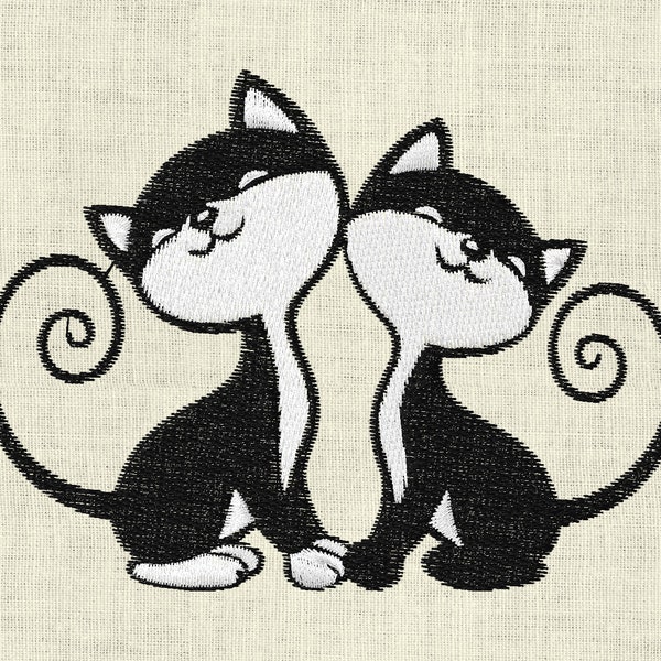 Cats embroidery designs - animals embroidery design embroidery machine embroidery pattern - instant download