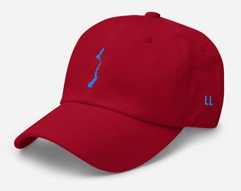 Lake Leelanau Hat - Embroidered Lake and Initials