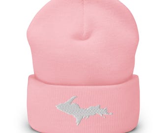 UP Cuffed Knit Embroidered Acrylic Beanie - Choose your Color