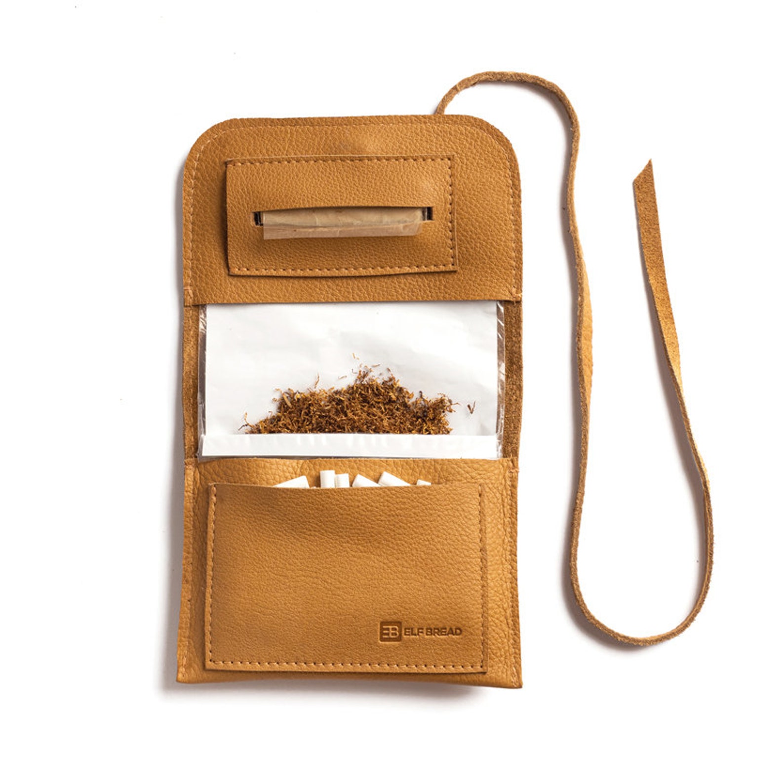 Rolling Tobacco Pouch / Handmade / Leather / Tobacco Case/holder Elf