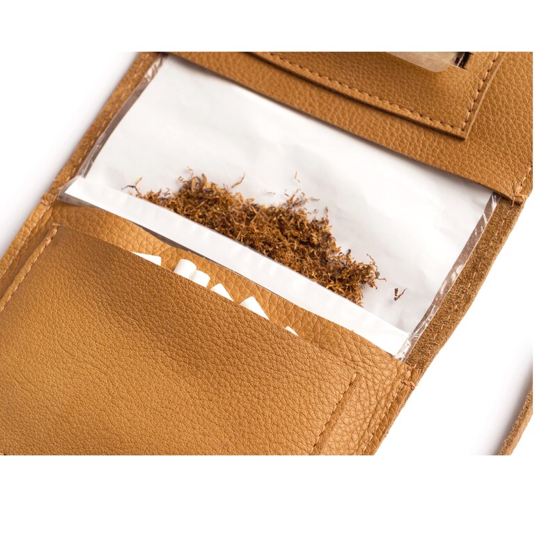 Rolling Tobacco Pouch / Handmade / Leather / Tobacco Case/holder Elf