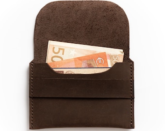 Leather Wallet / Credit Card Holder / Small wallet / Front pocket Wallet / Handmade Wallet