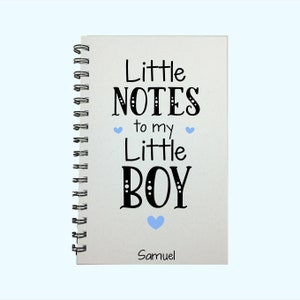 Little Notes to my Little Boy, Baby Keepsake Gift, To My Son, Journal, Notebook, Baby Boy,  Son, Baby Shower Gift, little Boy