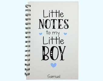 Little Notes to my Little Boy, Baby Keepsake Gift, To My Son, Journal, Notebook, Baby Boy,  Son, Baby Shower Gift, little Boy