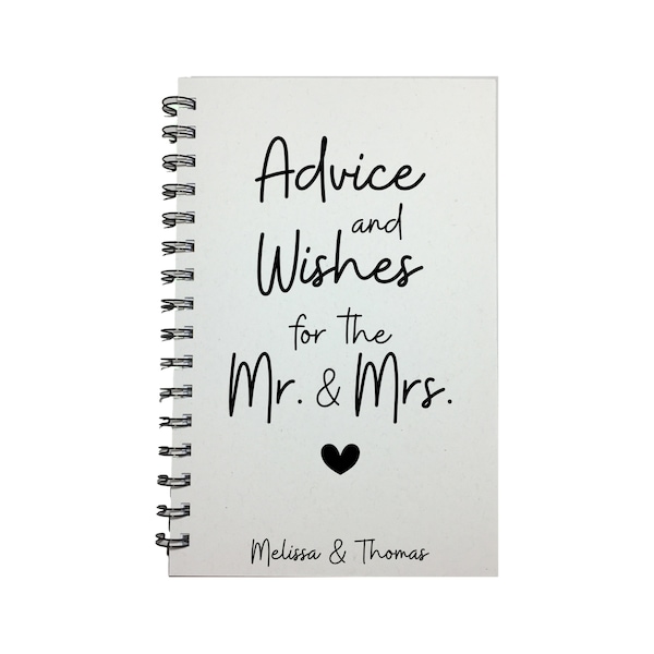 Advice and Wishes for the Mr and Mrs, Advice to Bride and Groom, Bridal Shower, Wedding Advice, Gift to Bride Groom, Bridal Shower Activity