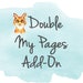 see more listings in the Add Double Pages section