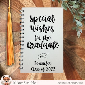 Graduation Wishes for the Graduate, Graduation Gift, Graduation Party Guest Book, Advice Book, Class of 2026