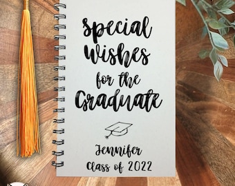 Graduation Wishes for the Graduate, Graduation Gift, Graduation Party Guest Book, Advice Book, Class of 2026