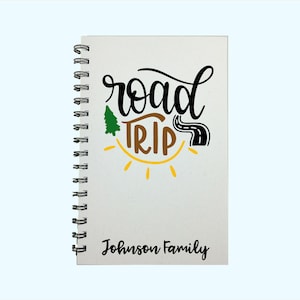 Road Trip, Vacation Journal, Road Trip Journal, Family Road Trip, Personalized, Road Trip Planning, Road Trip Gift, Road Trip Notebook, Gift