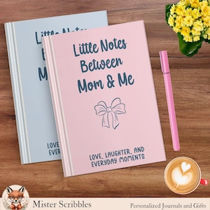Mom and Me, Personalized, Letter Writing Journal, Mother and Daughter Gift, Mommy and Me Journal, Keepsake, Gift for Mom, Gift for Daughter