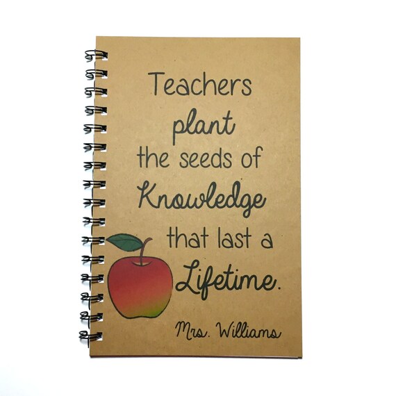 Cadeau De Professeur Professeur Citation Planter Les Graines Etsy