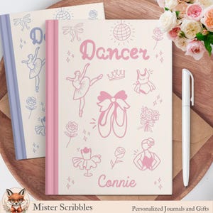 Dance Journal, Dance Teacher Notebook, Ballet Gifts, Recital Keepsake Gift, Dance Notebook, Dancer Gifts, Choreographer Gifts, Personalized