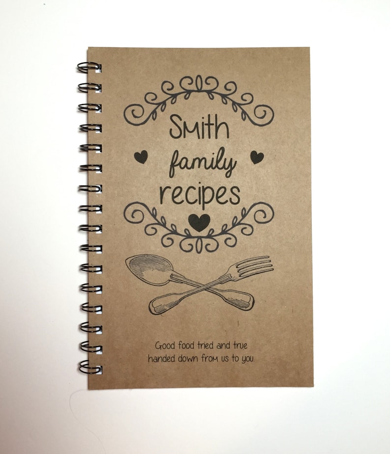 Recipe Book Family Recipes Kitchen Book Recipe Notebook - Etsy