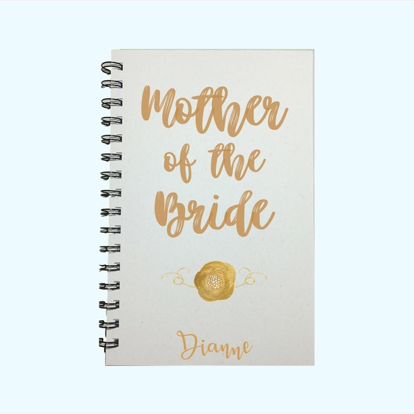 Mother of the Bride, Mother Of the Bride Notes, Mother of the Bride Gift, Mother of the Bride Planner, Mother of the Bride Notebook, Gold