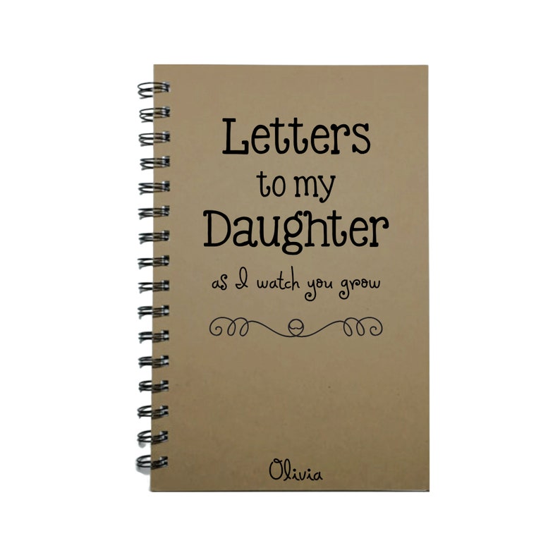 Letters to my Daughter, Baby Keepsake Gift, To My Daughter, Journal, Notebook, Tradition, Gift from Mother, As you grow, Diary, Baby Girl 