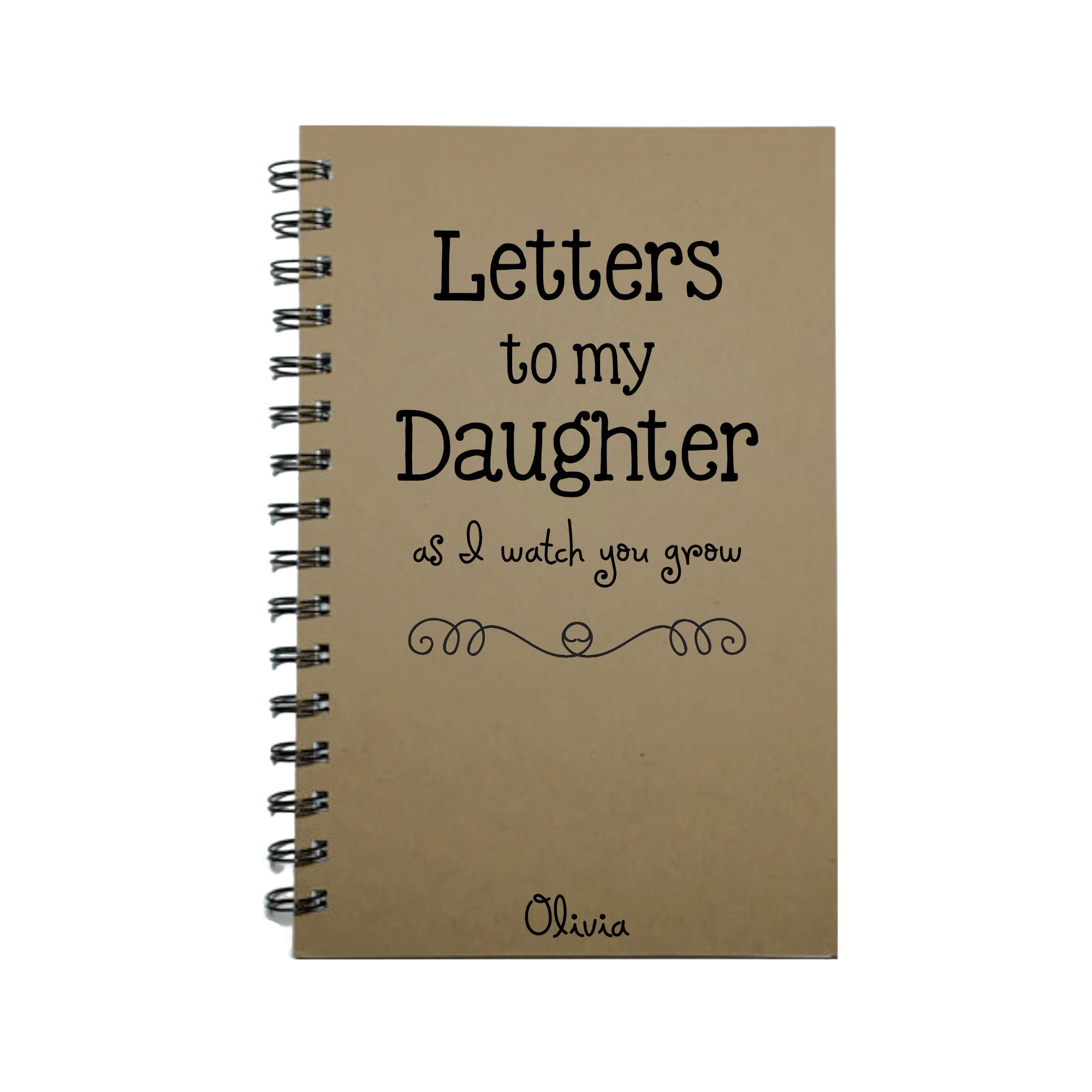 Letters to my Daughter, Baby Keepsake Gift, To My Daughter, Journal, Notebook, Tradition, Gift from Mother, As you grow, Diary, Baby Girl