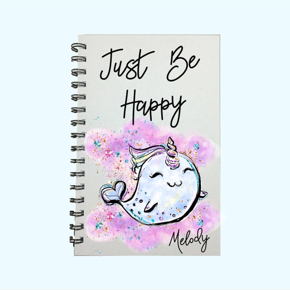 Narwhal Hand Stitched Notebook Narwhal Hand Stitched Notebook