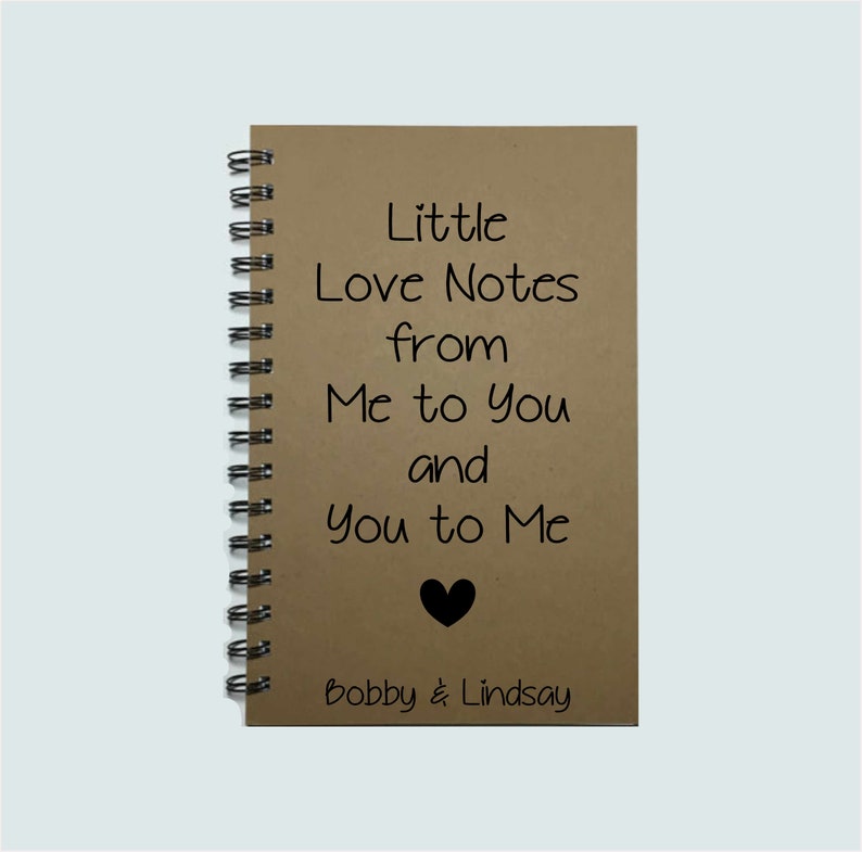 Love Notes, Love Notes Journal, Journal, Notebook, Personalized, Couple Gift, Gift to husband, Gift To Wife, Boyfriend Gift, Girlfriend image 2