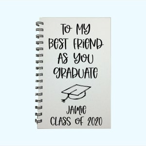Graduation Gift To Best Friend, Personalized, Graduation Gift for her, Graduation, Notebook, Journal, Gift To Best Friend,, Class of 2024 image 2