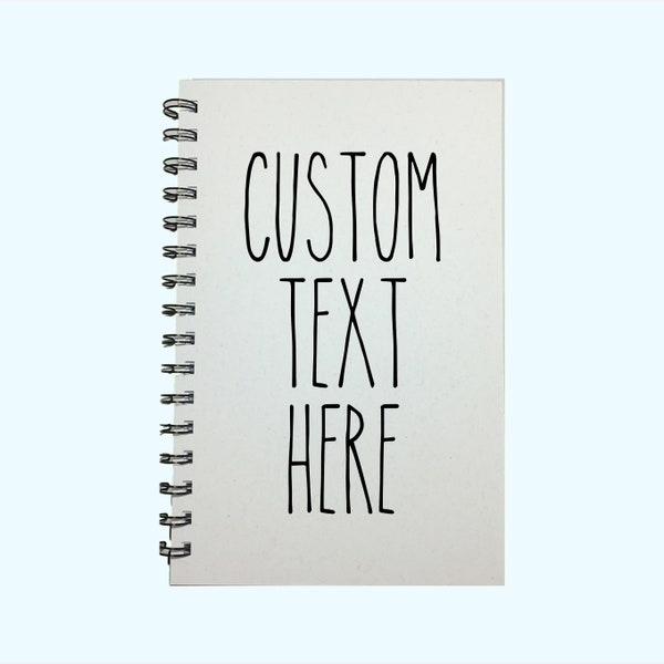 Custom Journal, Custom Notebook, Custom Book, Spiral Journal, Spiral Journal,  Writing Journal, Personalized Gift,  Personalized Sketchbook