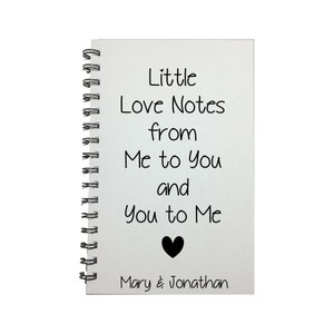 Love Notes, Love Notes Journal, Journal, Notebook, Personalized, Couple Gift, Gift to husband, Gift To Wife, Boyfriend Gift, Girlfriend image 1