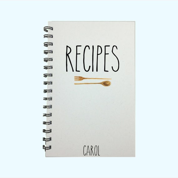  Recipe Book To Write In Your Own Recipes - Blank Family Cook  Book Journal to Create Your Own DIY 100 Page Cookbook - Spiral Bound Recipe  Organizer - Empty Recipe Notebook